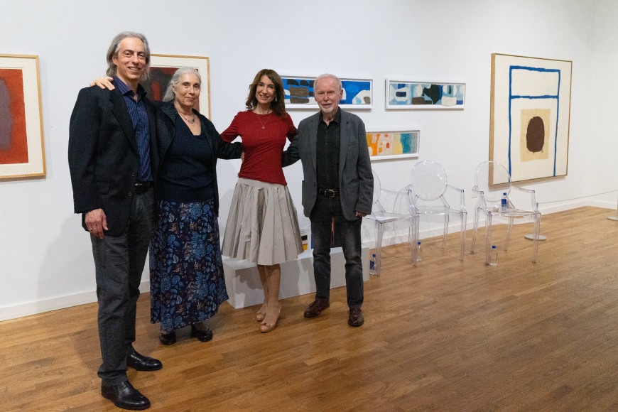 Kate Rothko Prizel, Christopher Rothko, Anita Rogers and James Scott